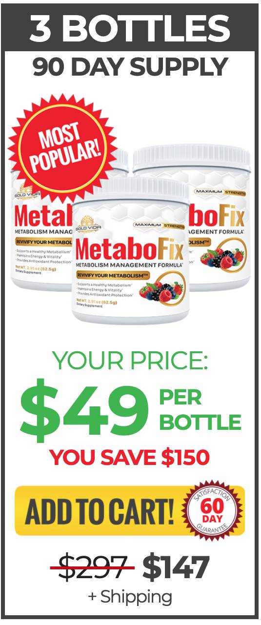 MetaboFix - 3 Bottles